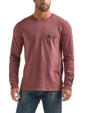 'Desert Coyote' Long Sleeved Men's T-Shirt by Wrangler®