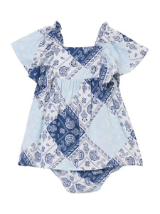 *MATCH MOM* Blue Bandana Toddler & Infant Dress by Wrangler®