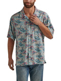 Coconut Cowboy™ 'Cowboy Surfer' Short Sleeve Men's Shirt by Wrangler®