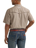 Tan Performance Short Sleeve Men's Shirt by Wrangler®