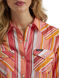 Retro® Pink Stripe Women's Shirt by Wrangler®