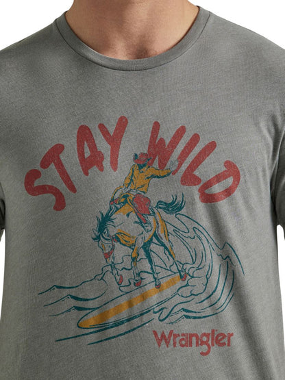 'Stay Wild' Men's T-Shirt by Wrangler®