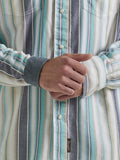 Retro® Blues Striped Men's Shirt by Wrangler®