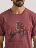 Cranberry 'Bronco' Men's T-Shirt by Wrangler®