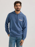 Heather Blue 'Western Wear' Men's Hoodie by Wrangler®