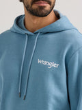 Blue Desert Steer Skull Men's Hoodie by Wrangler®