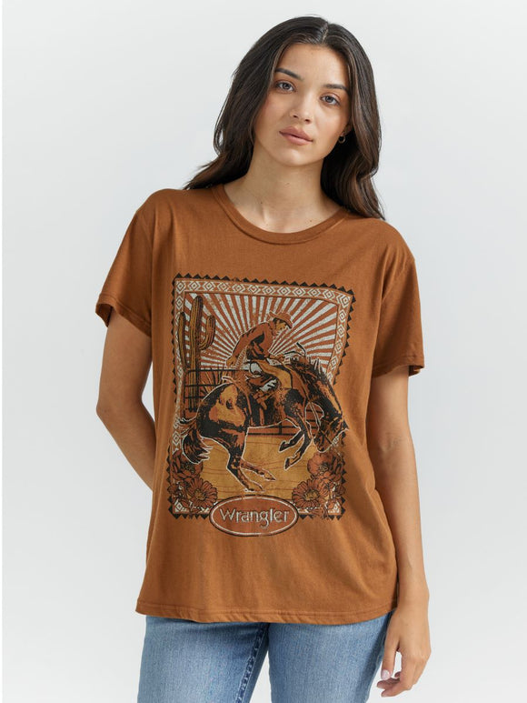 Copper 'Stampede'  Women's T-Shirt by Wrangler®