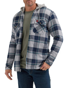 RIGGS™ Flannel Hooded Men's Jacket by Wrangler®