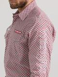 PBR® Red Geo Logo Men's Shirt by Wrangler®