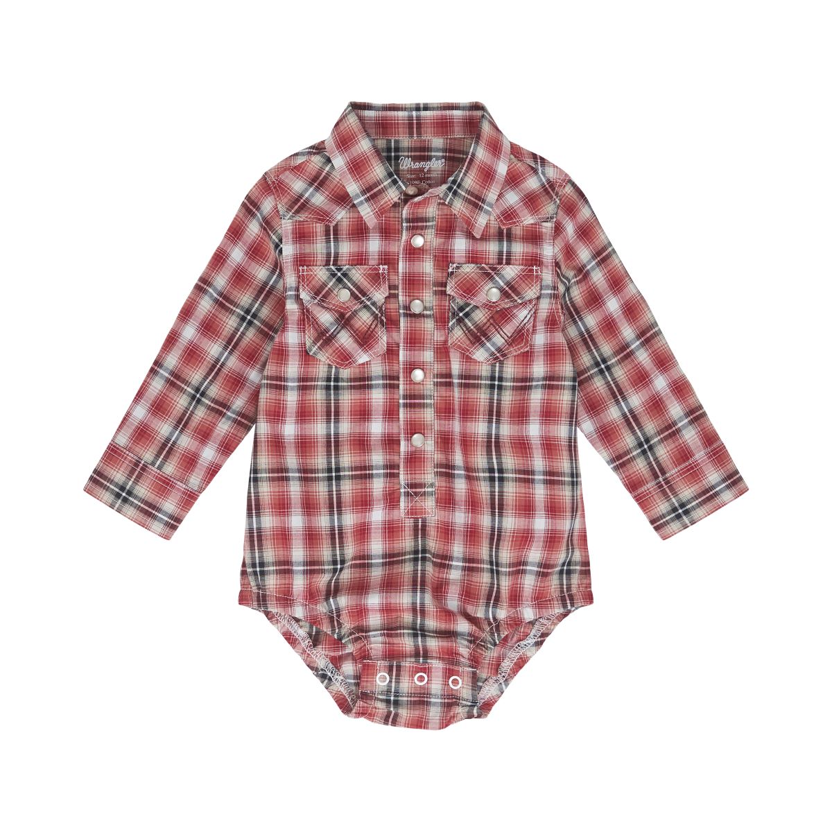 Red Plaid Boy's Infant Shirt by Wrangler®