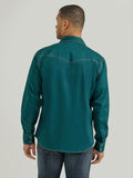 Retro® Forest Teal Modern Fit Men's Shirt by Wrangler®