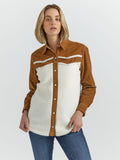 Retro™ Corudroy Sherpa Shacket Women's Jacket by Wrangler®