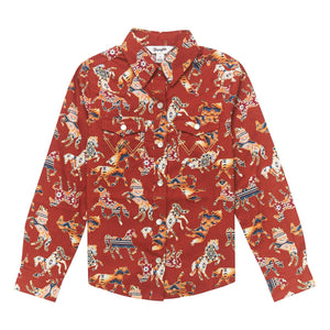 Southwest Ponies Girl's Shirt by Wrangler®