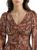 Rust Paisley Women's Dress by Wrangler®