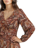 Rust Paisley Women's Dress by Wrangler®