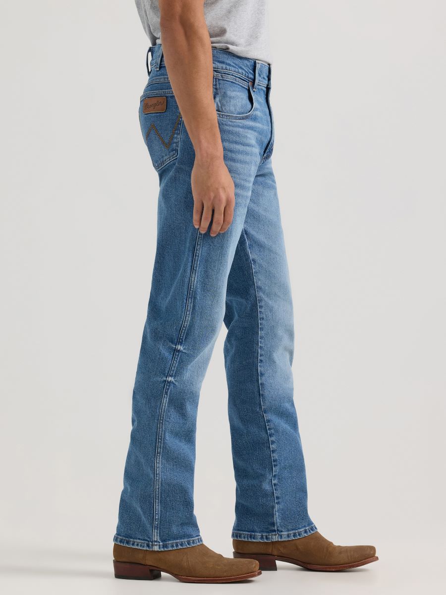 Retro Wash Blue Slim Boot Men s Jean by Wrangler Stone Creek Western Shop