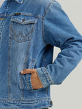 Retro™ Sherpa Lined Denim Men's Jacket by Wrangler®