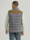 Grey & Corduroy Insulated Men's Vest by Wrangler®