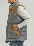 Grey & Corduroy Insulated Men's Vest by Wrangler®