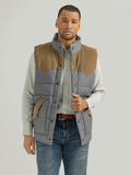 Grey & Corduroy Insulated Men's Vest by Wrangler®