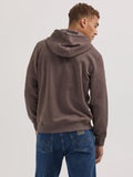 Brown 'Retro Rider' Men's Hoodie by Wrangler®