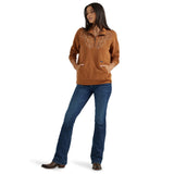 Retro™ Boot Stitch 1/4 Zip Women's Sweater by Wrangler®