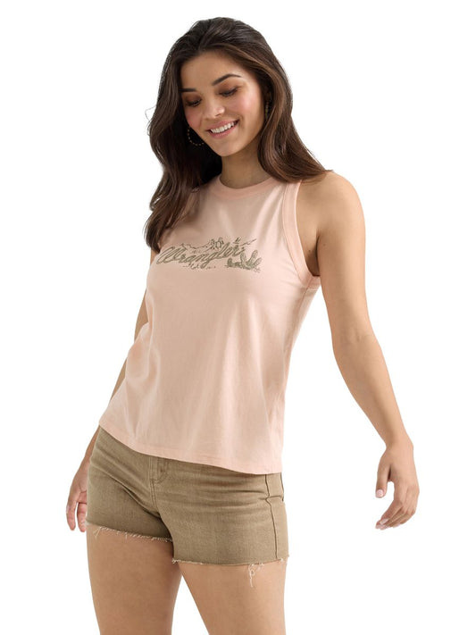 Retro™ Peach Women's Tank Top by Wrangler®