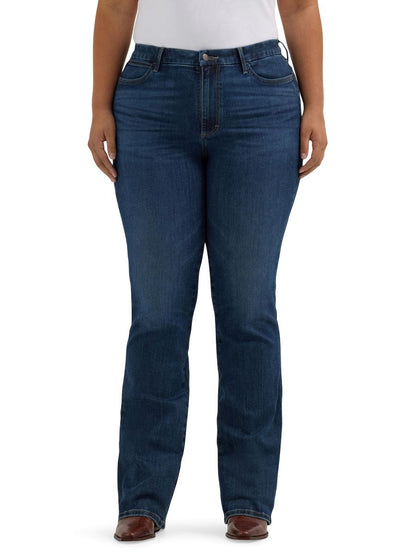 Blue jeans worn by a person on a white background