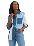 Retro™ Patch Denim Women's Shirt by Wrangler®