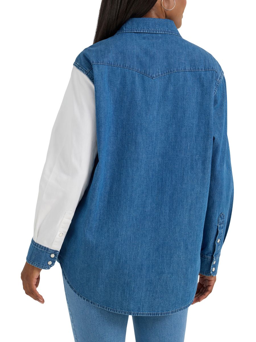 Retro™ Patch Denim Women's Shirt by Wrangler®