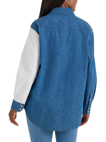 Retro™ Patch Denim Women's Shirt by Wrangler®