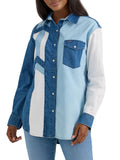 Retro™ Patch Denim Women's Shirt by Wrangler®