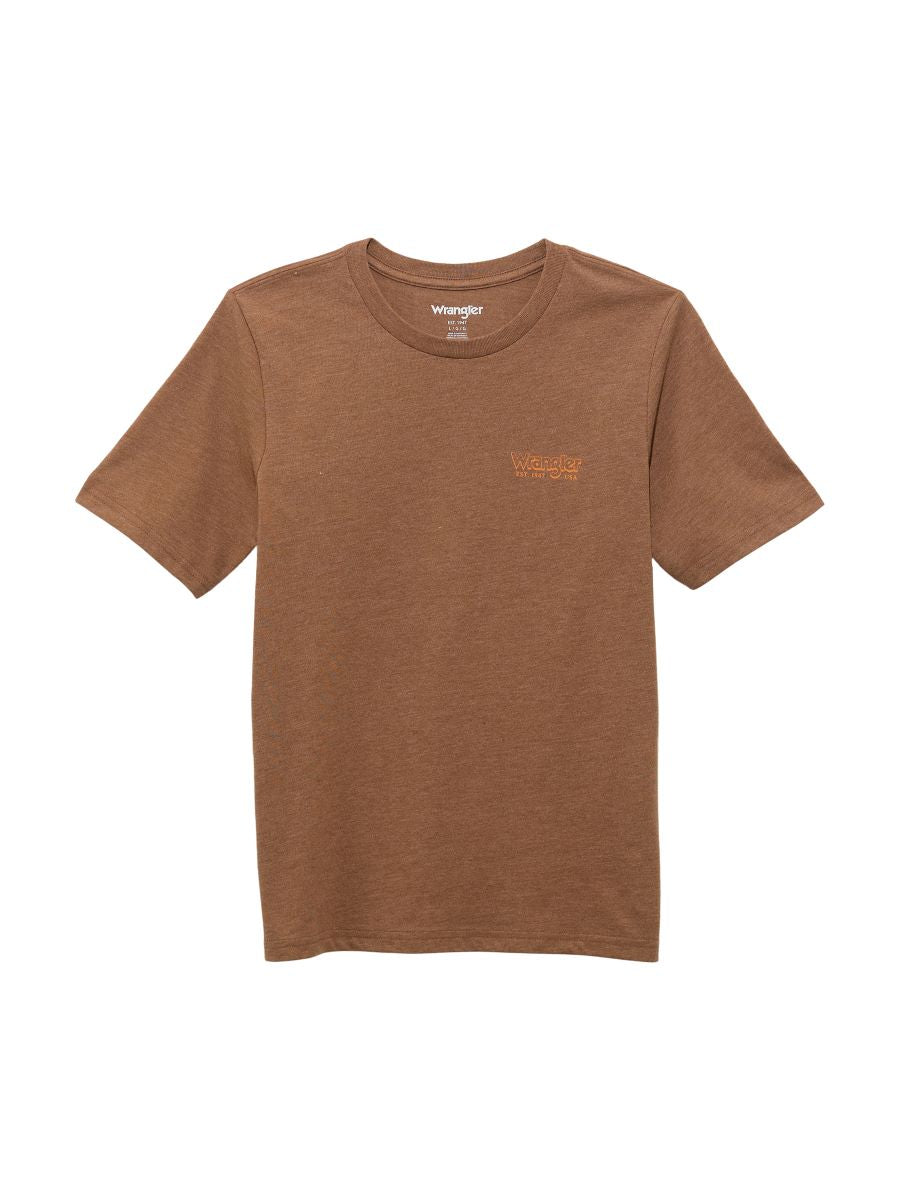 Brown Roper Youth T-Shirt by Wrangler®