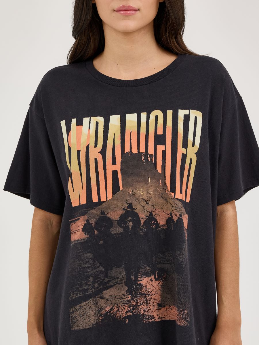 'Ghost Riders' Oversize Women's T-Shirt by Wrangler®