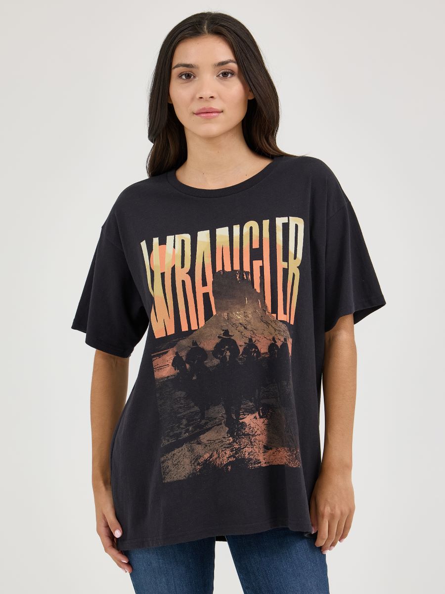 'Ghost Riders' Oversize Women's T-Shirt by Wrangler®