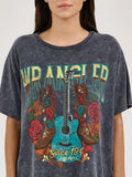'Blues' Oversize Women's T-Shirt by Wrangler®