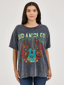 'Blues' Oversize Women's T-Shirt by Wrangler®