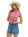 Retro™ Red Check Sleeveless Women's Top by Wrangler®
