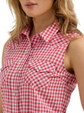 Retro™ Red Check Sleeveless Women's Top by Wrangler®