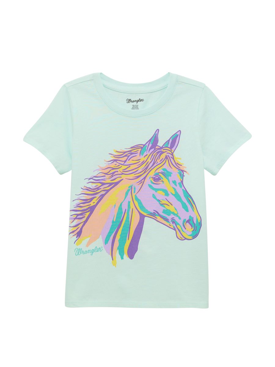Seafoam Graphic Girl's T-Shirt by Wrangler®