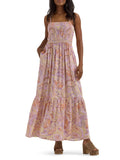 Retro™ Lavender Paisley Maxi Women's Dress by Wrangler®