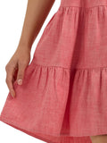 Retro™ Coral Tiered Mini Women's Dress by Wrangler®