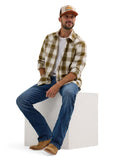 Retro™ Olive Plaid Men's Shirt by Wrangler®