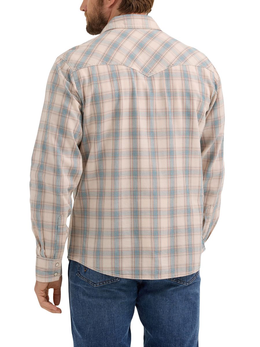 Retro™ Tan Plaid Men's Shirt by Wrangler®