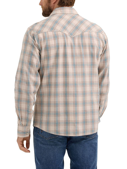 Retro™ Tan Plaid Men's Shirt by Wrangler®