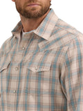 Retro™ Tan Plaid Men's Shirt by Wrangler®