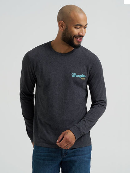 'Neon Cowboy' Long Sleeve Men's T-Shirt by Wrangler®