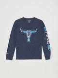 'Stay Wild' Long Sleeve Youth T-Shirt by Wrangler®