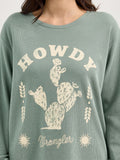 Retro™ 'Howdy' Waffle Knit Women's Top by Wrangler®