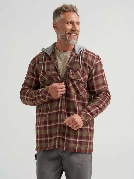 RIGGS™ Flannel Hooded Men's Jacket by Wrangler®